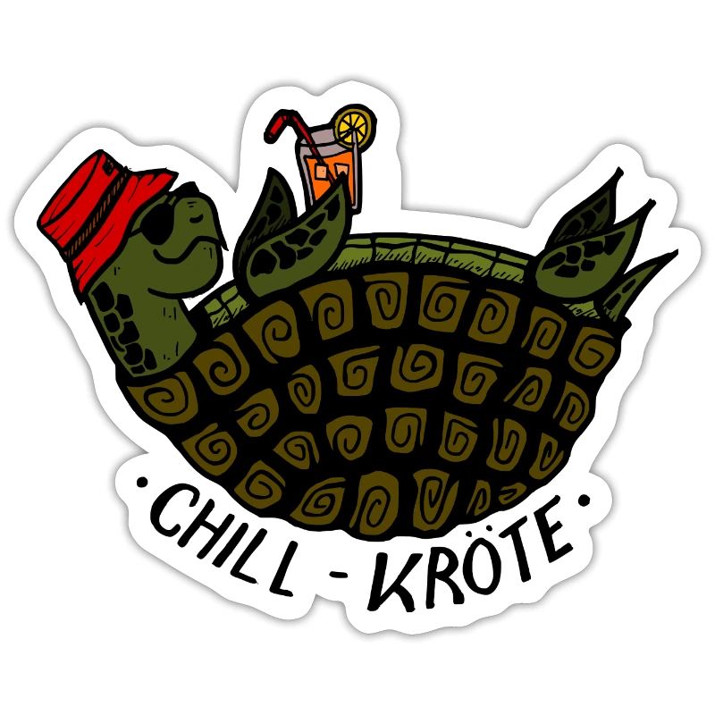 Chill toad - turtle chilling