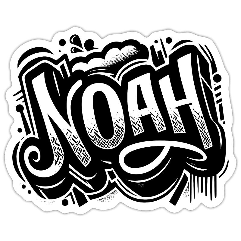 Noah Surname First Name Graffiti