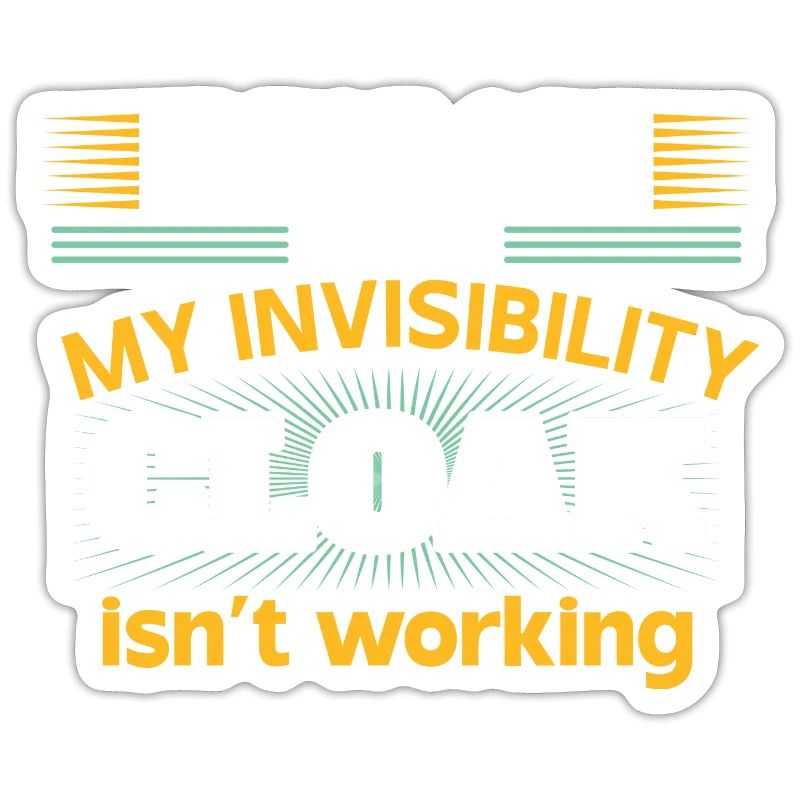 My invisible coat doesn't work