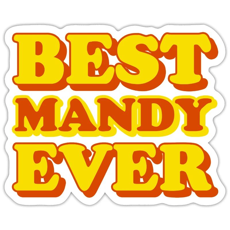 Funny gift with first name Mandy