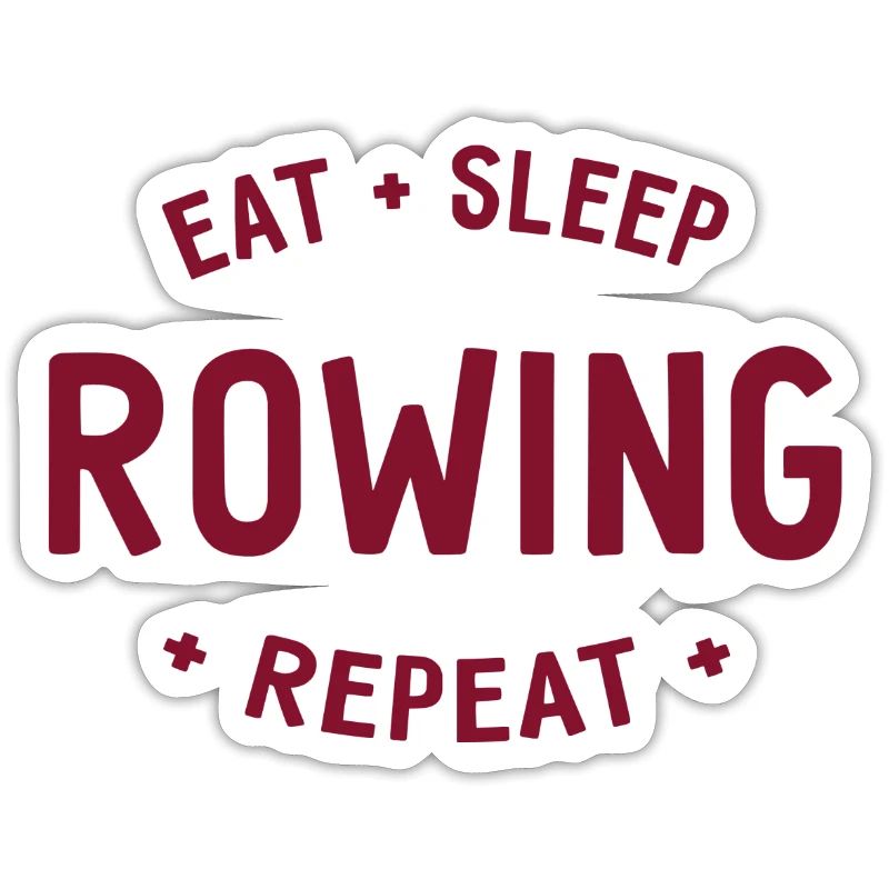 Manger dormir ramer Répéter - Aviron - Rameurs