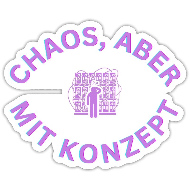 Chaos spruch Tshirt pullover