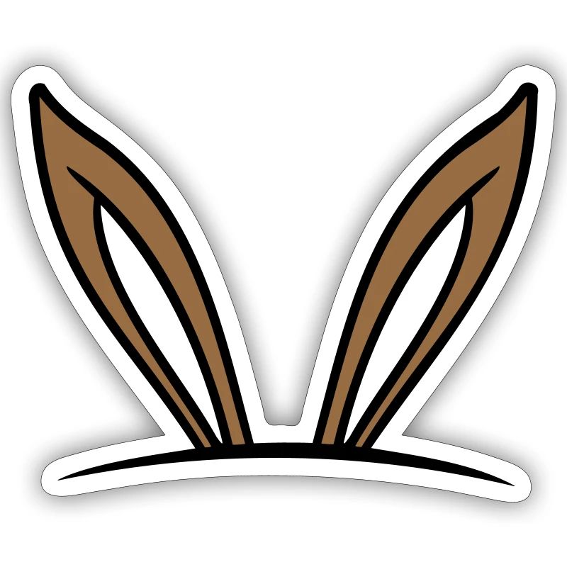 Lapin Oreilles De Lapin Trou Sac Caché Drôle Mignon