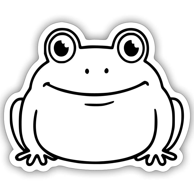 Frog as vector illustration