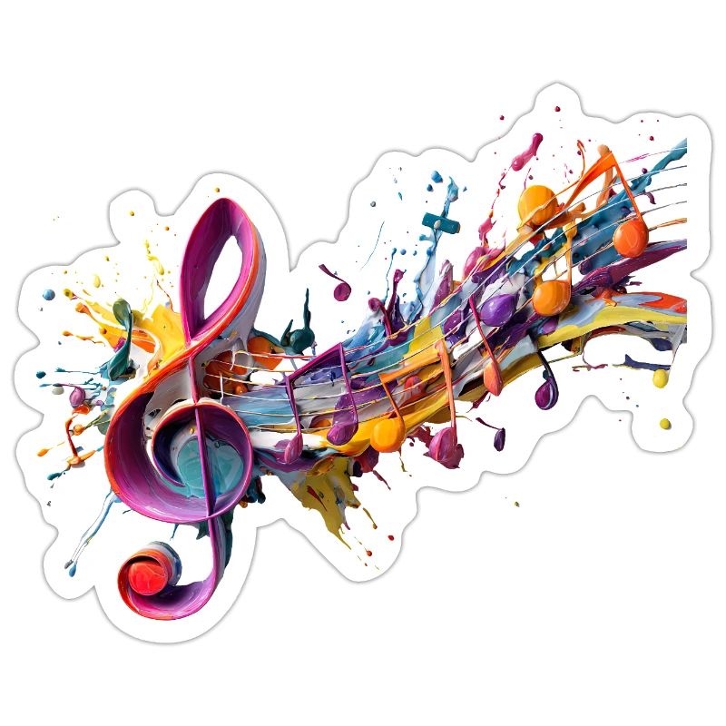 Notes colorées avec clé