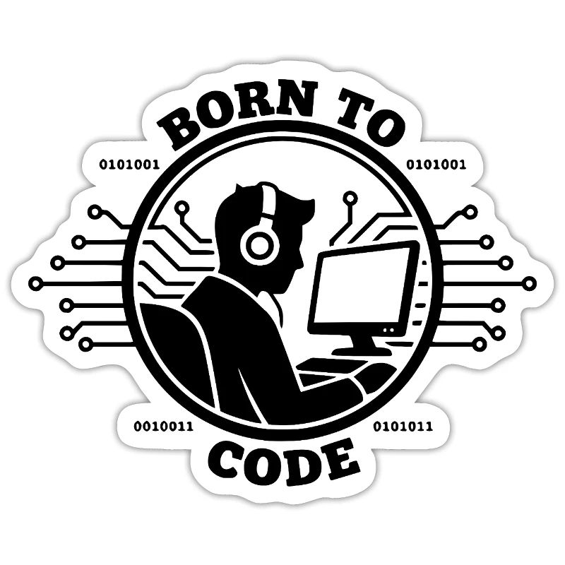 Codeur né pour coder Programmeur