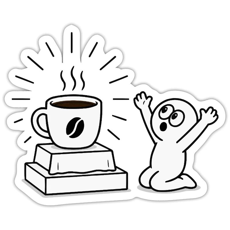 Coffee Mug Joy Conception de la bande dessinée