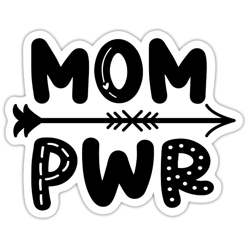 MOM PWR - Mutter -Muttertag - Muttertagsgeschenk