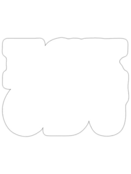 Cdu - Sticker Größe S (10 x 10 cm) - Mattweiß - Vorne