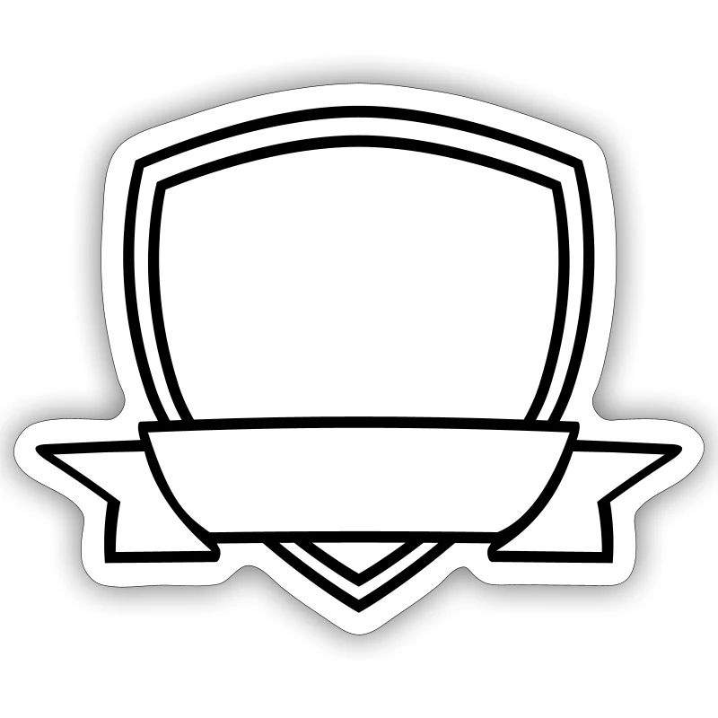 Bouclier de bannière vide