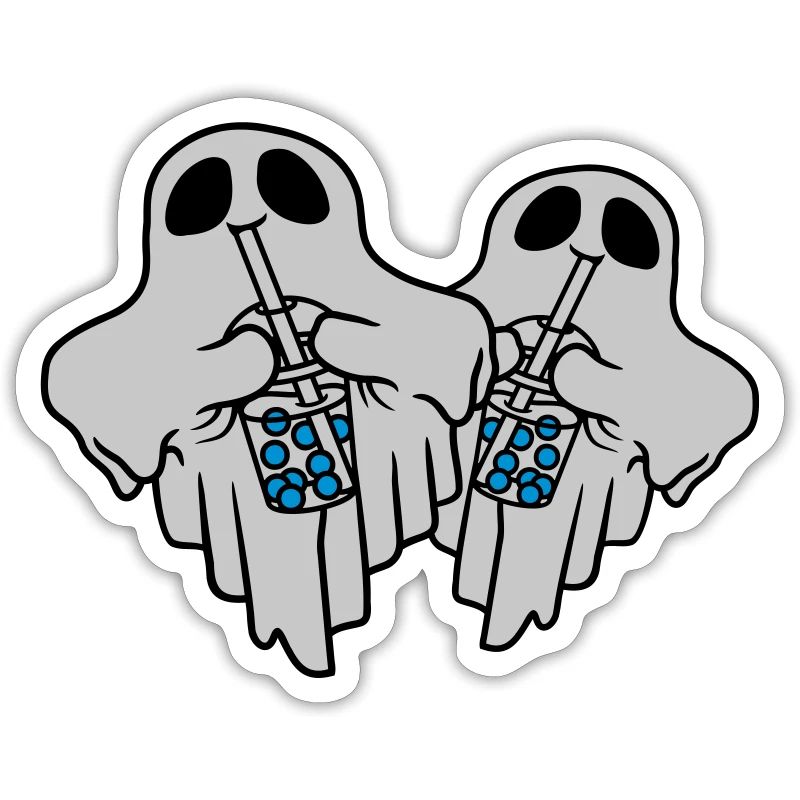 2 Bubble Tea Ghosts