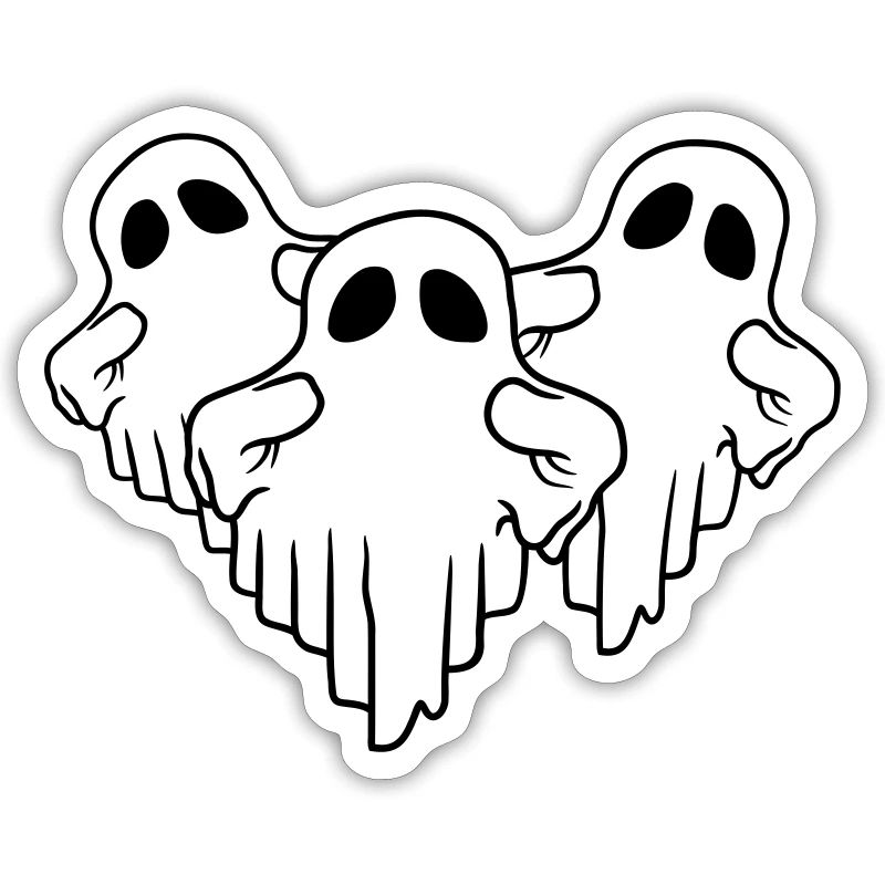 Team 3 funny ghosts