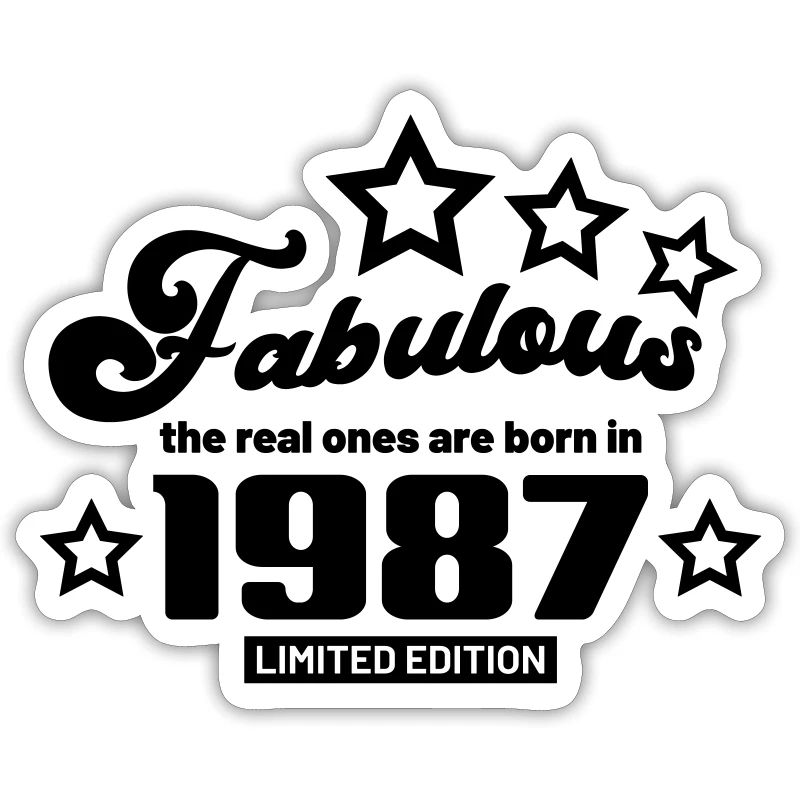fabelhaft, die echten werden 1987 geboren