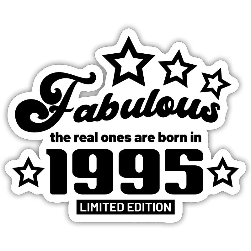 fabelhaft, die echten werden 1995 geboren