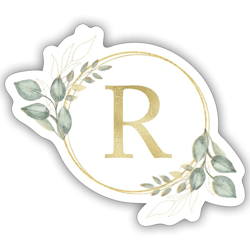 Customizable Monogram R