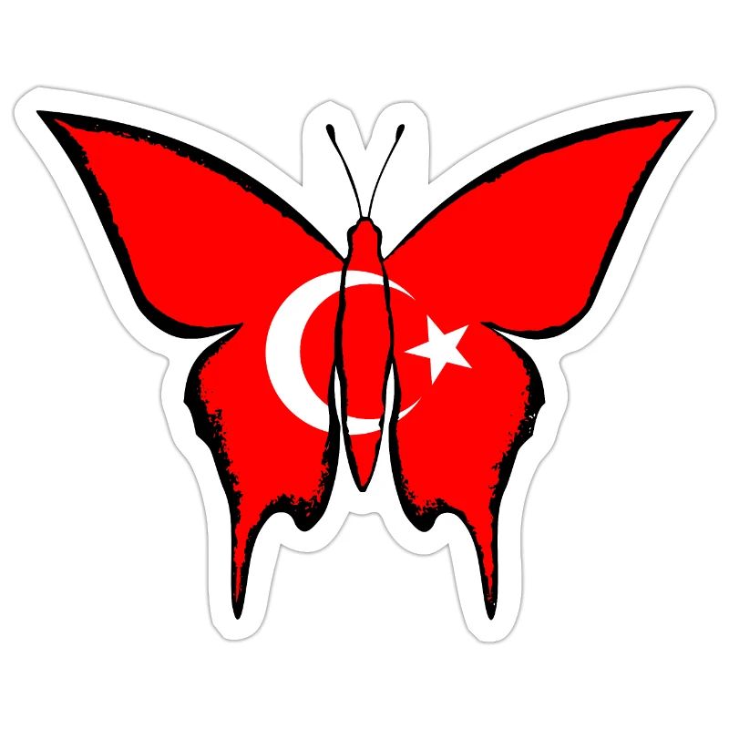 Drapeau de la dinde papillon
