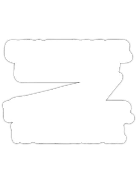 quand il te manque un sens - Sticker taille S (10 x 10 cm) - blanc mat - Devant