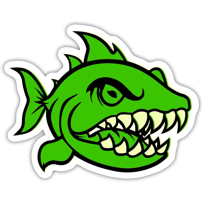 Piranha Comic Fish