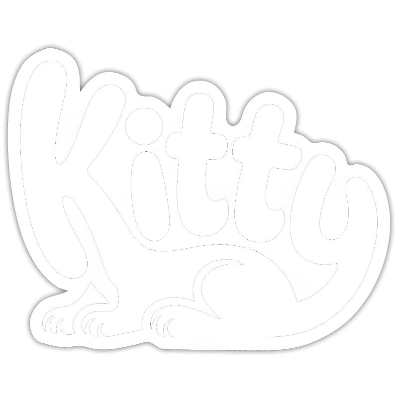 Kitty - Conception de chat de compagnie mignon