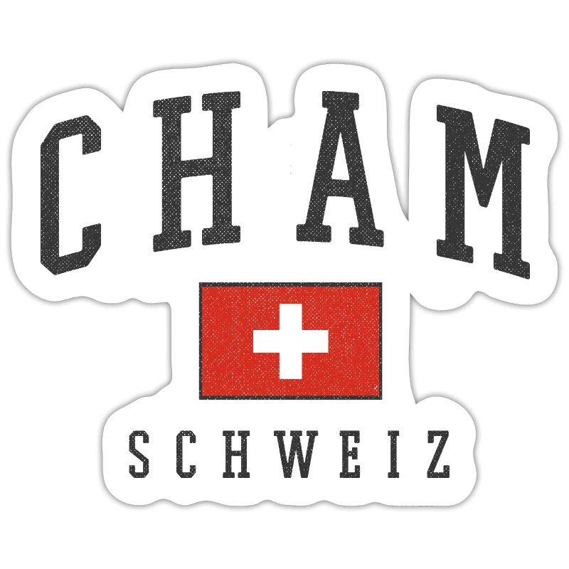Style du drapeau suisse cham