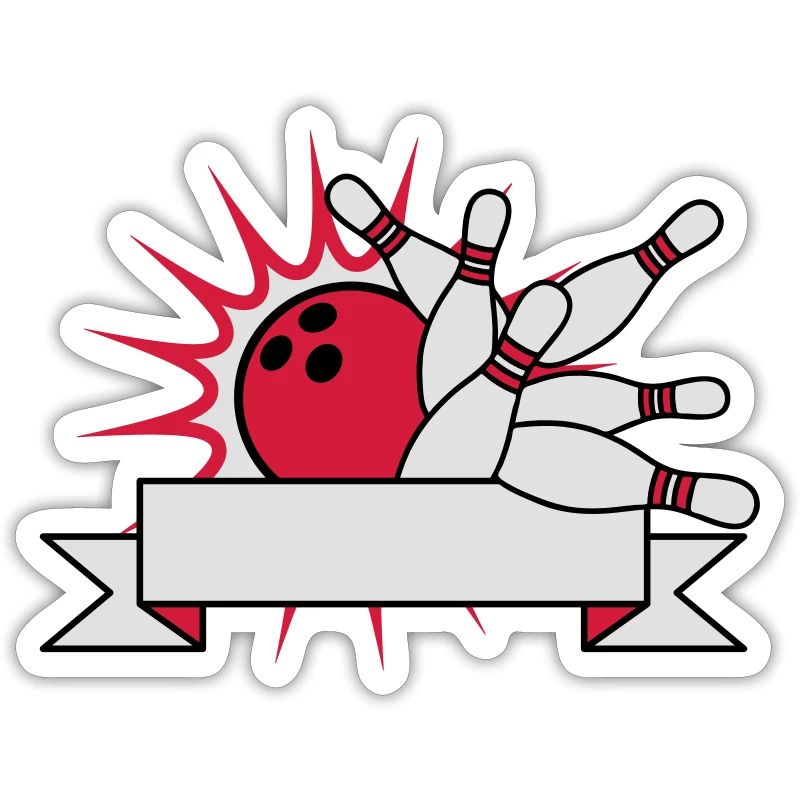 banner text field write name blank area bowling pi