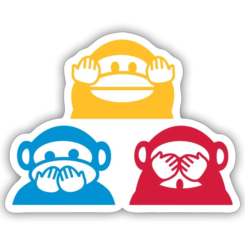Three monkeys triangle