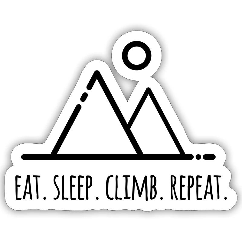 Eat.Sleep.Climb.Repeat - pour grimpeurs