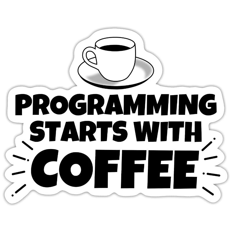 Programmation de café drôle sort