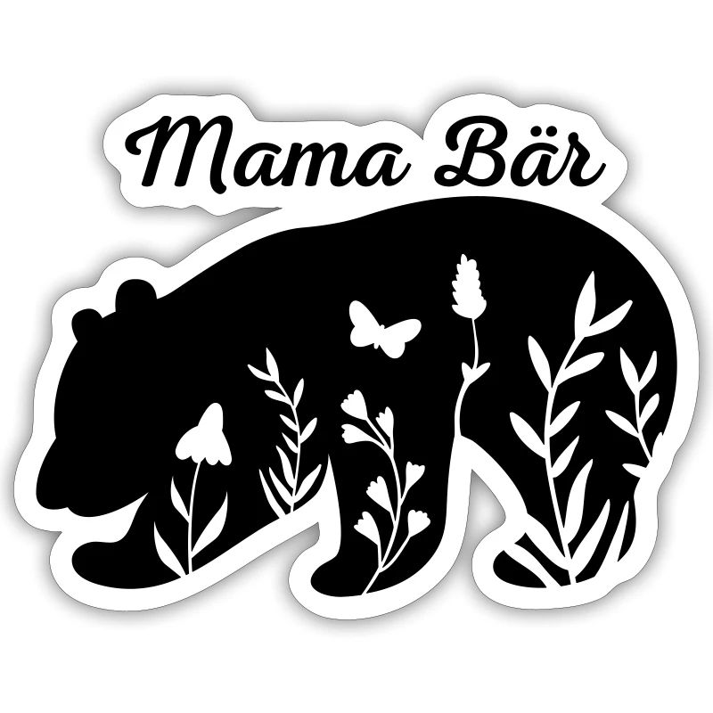 Mama Bär, Muttertagsdesign, Muttertagsgeschenk