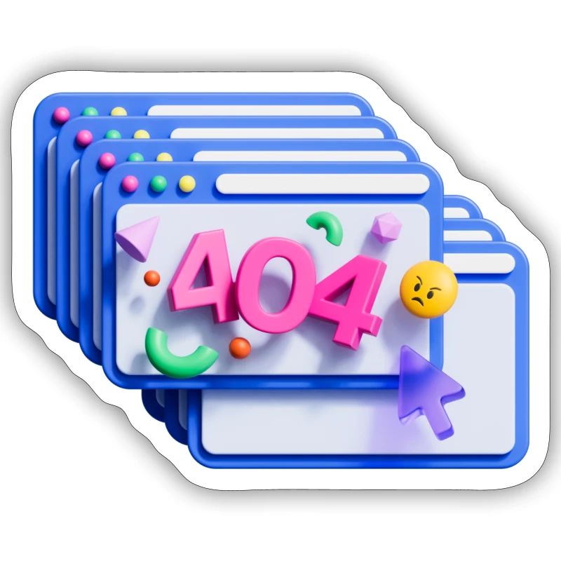 404 error code, 3d