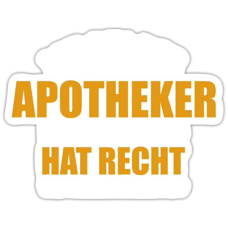 Ich bin der Apotheker - einer von uns hat Recht