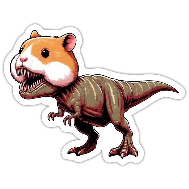 Hamster Dino T-Rex Mythical Creature Fantasy Creature