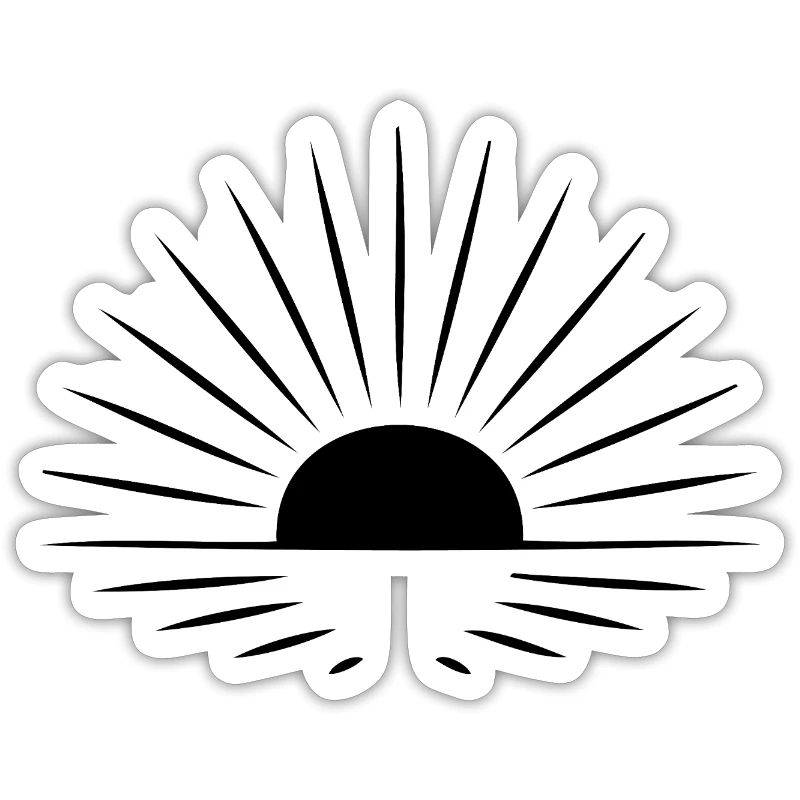 Sun-ray minimalist mindfulness