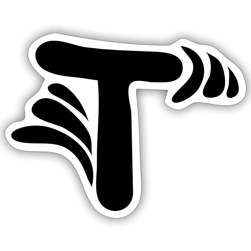Letter T & Pattern