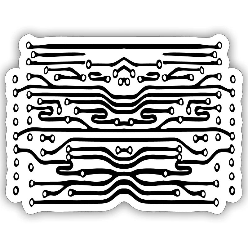 Design Pattern lignes de disque à puce lignes fraî