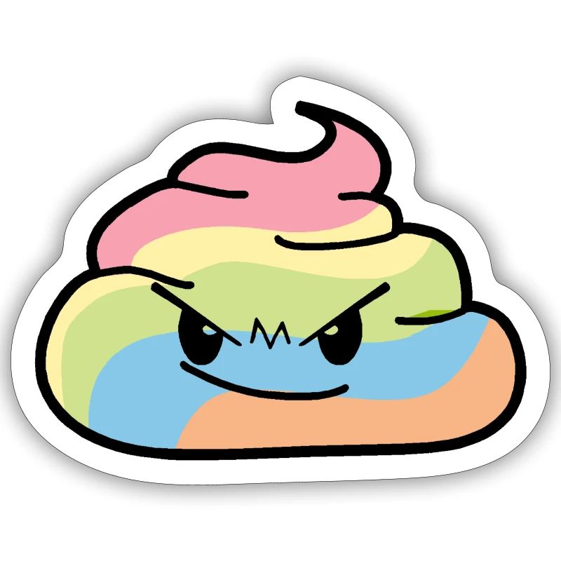 Rainbow Bunch - Poo grumpy poop