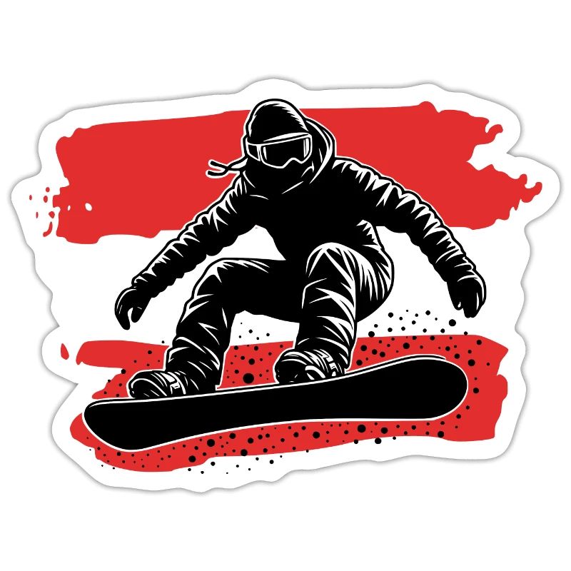 Drapeau de l’Autriche Snowboard
