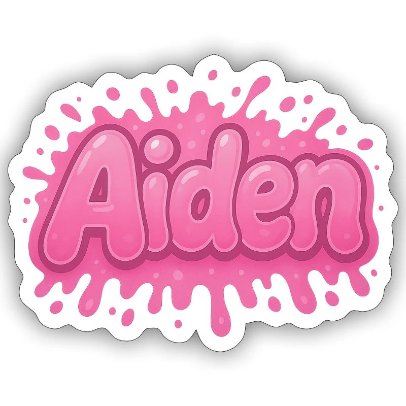 Graffiti Aiden Personalized name ideal gift printable on