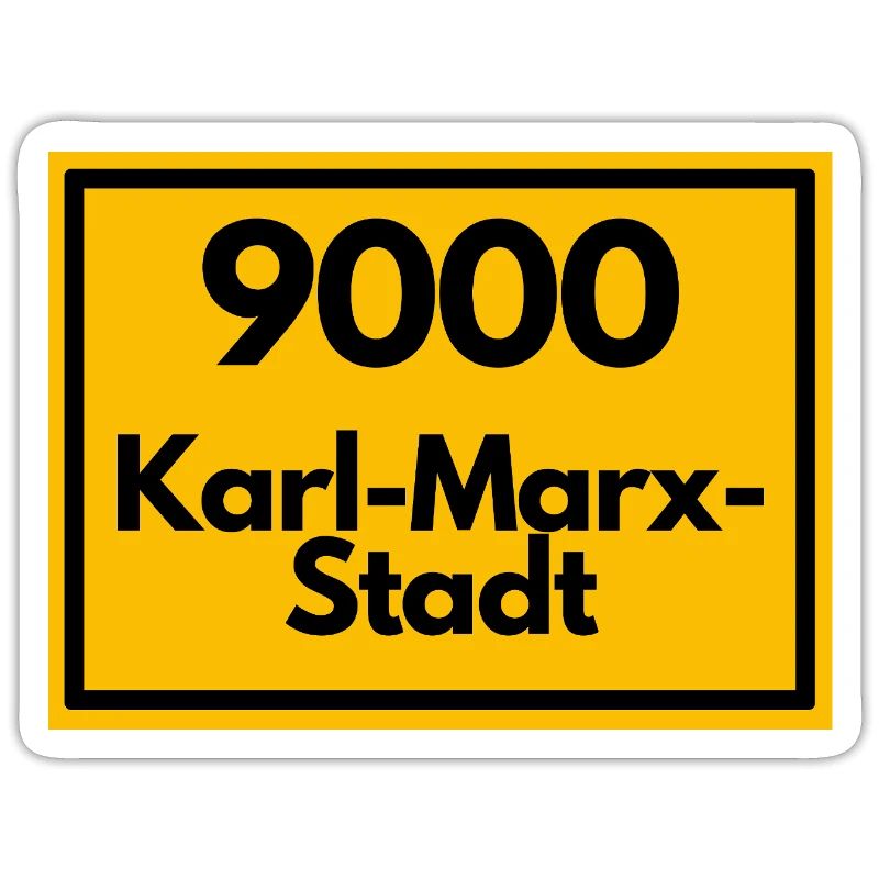 OLD POSTCODE POSTCODE RETRO 9000 KARL-MARX-STADT