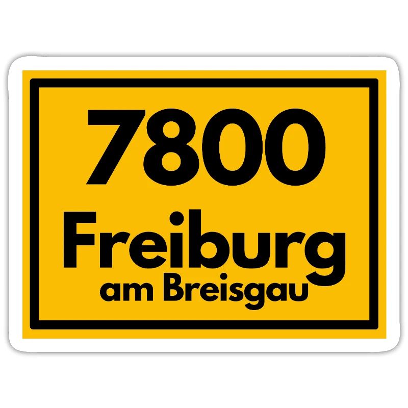 OLD POSTCODE POSTCODE RETRO 7800 FREIBURG BREISGAU