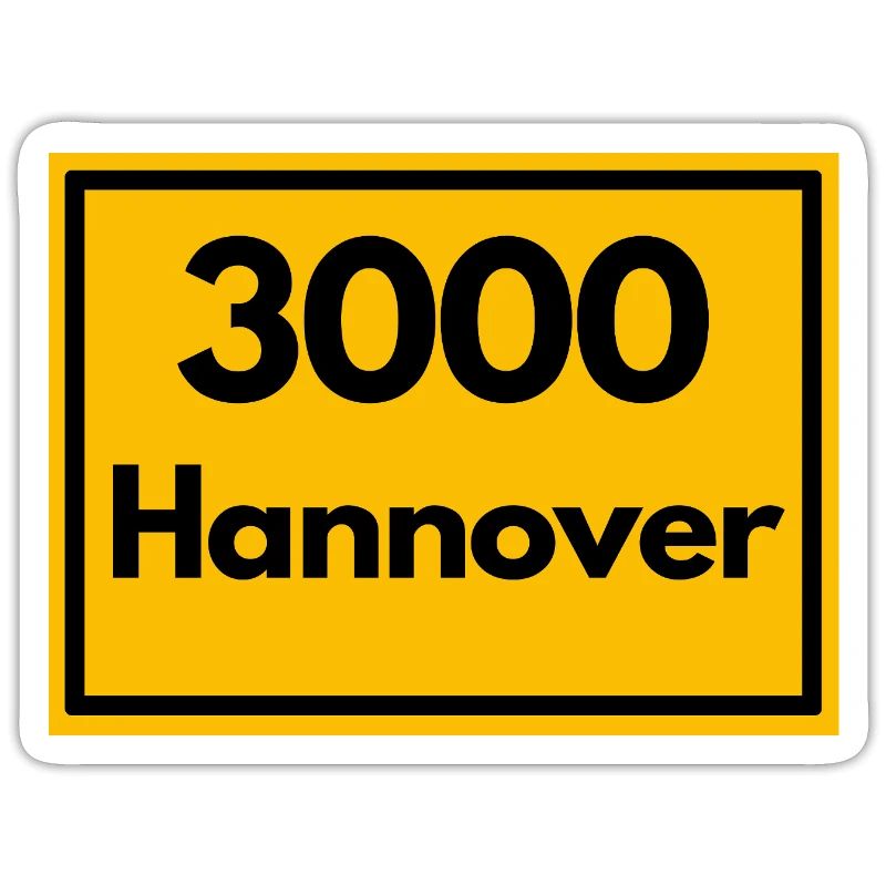 ALTE POSTZIP CODE RETRO 3000 HANNOVER - Messe