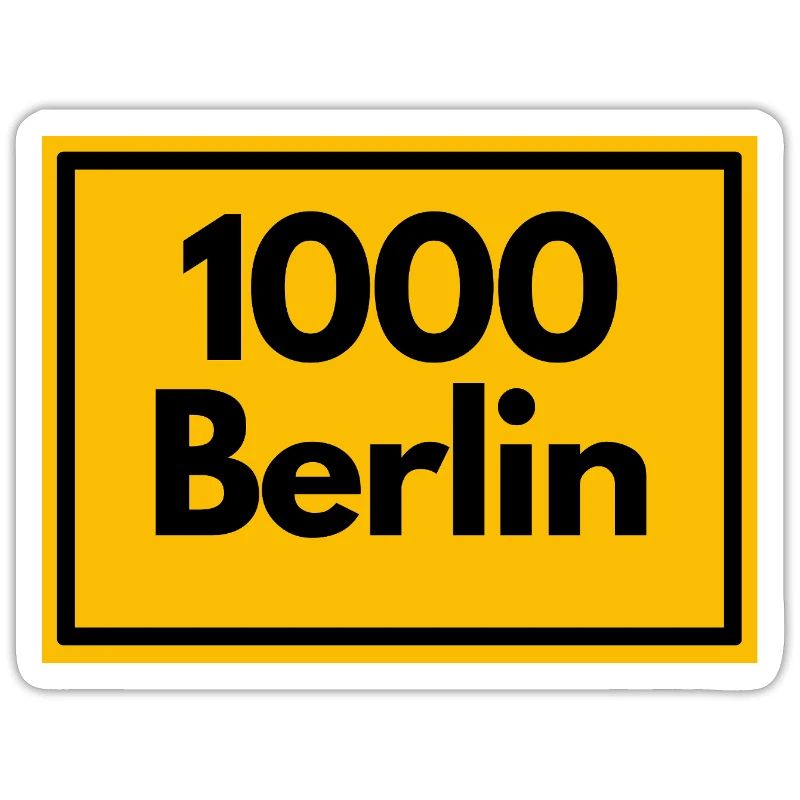 OLD POSTCODE POSTCODE RETRO 1000 BERLIN CAPITAL