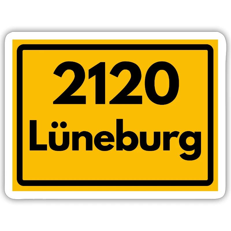 OLD POSTCODE POSTCODE RETRO 2120 LÜNEBURG - HANSE