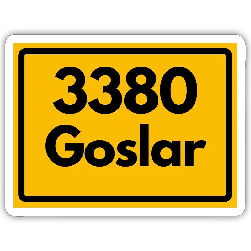 OLD POSTCODE ZIP CODE RETRO 3380 GOSLAR KAISERPFAL