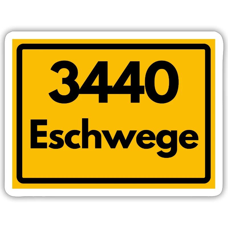 OLD POSTCODE ZIP CODE RETRO 3440 ESCHWEGE