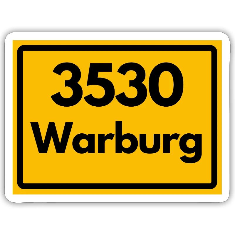 ANCIEN CODE POSTAL RETRO 3530 WARBURG HANSEMAUE