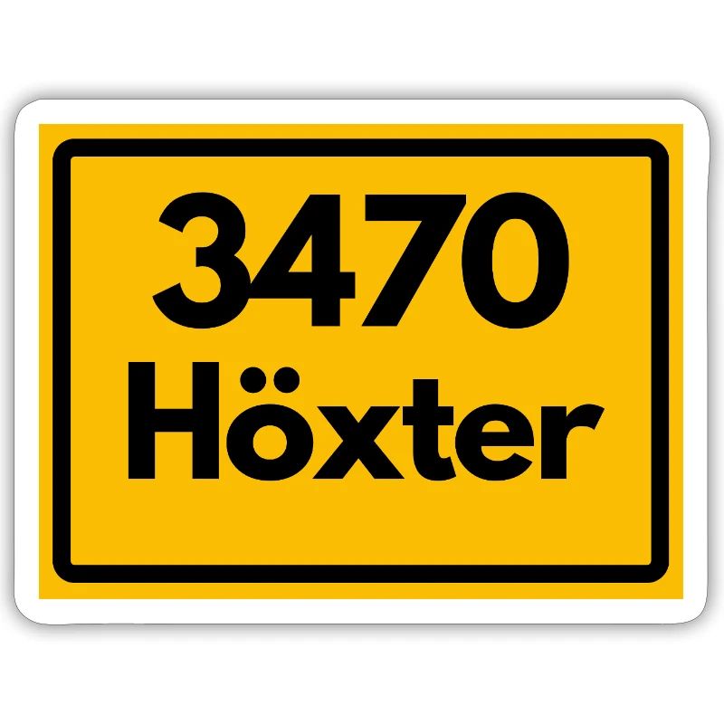 OLD POSTCODE POSTCODE RETRO 3470 HÖXTER WESERHOCH