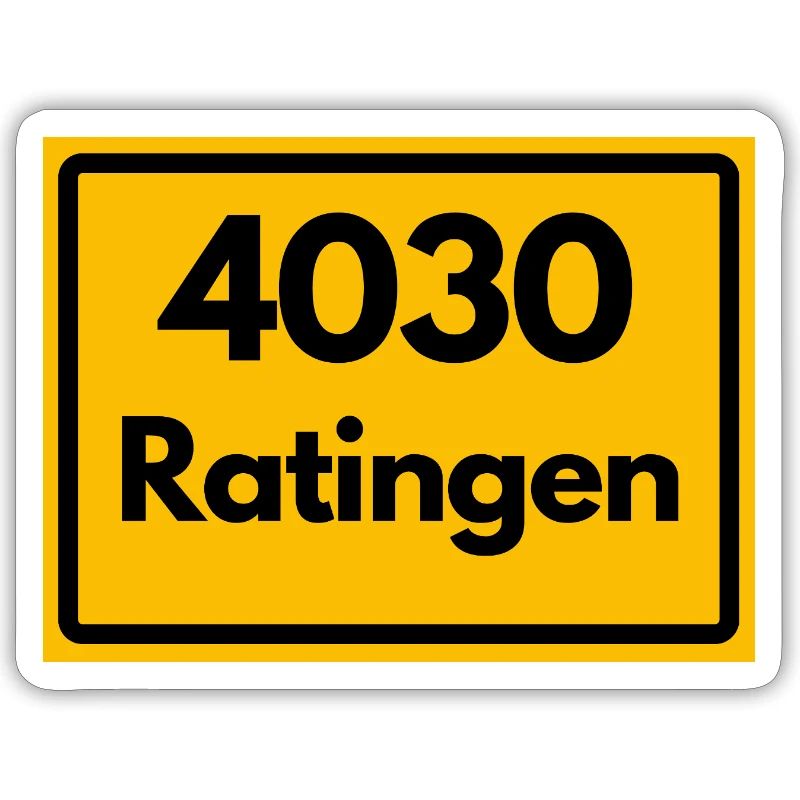 OLD POSTCODE ZIP CODE RETRO 4030 RATINGEN
