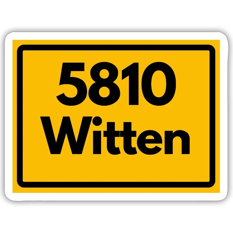 ANCIEN CODE POSTAL RETRO 5810 WITTEN