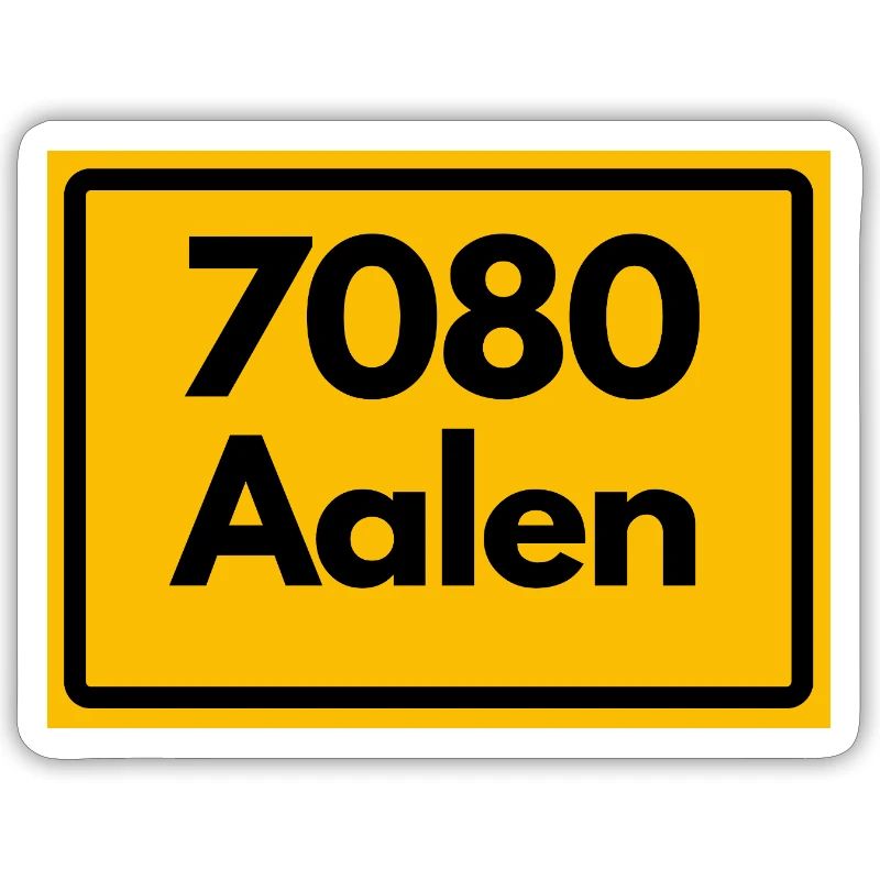 OLD POSTCODE ZIP CODE RETRO 7080 AALEN HEIMATSTOLZ